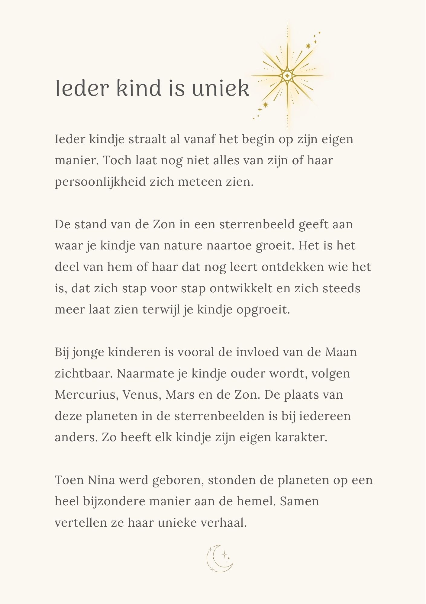 Persoonlijk geboorteboekje - uitleg